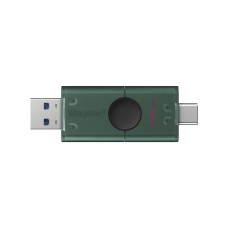 USB-накопитель, Kingston, DTDEG2/256GB, 256GB, USB-A / USB-C, Зеленый USB-накопитель, Kingston, DTDEG2/256GB, 256GB, USB-A / USB-C, Зеленый