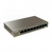 Сетевой коммутатор Tenda TEF1109P-8-63W Switch 8+1 port 10/100M, 8xPoE, PoE 58W, desktop