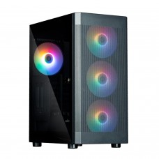 Корпус ATX midi tower Zalman i4 TG, (без БП), Черный 