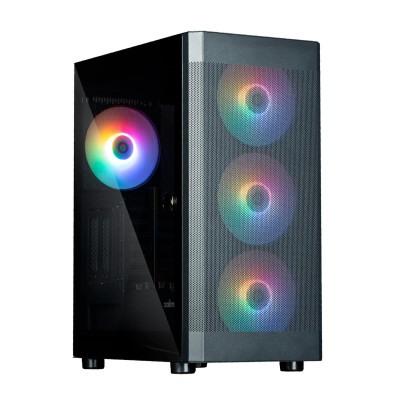 Корпус ATX midi tower Zalman i4 TG, (без БП), Черный
