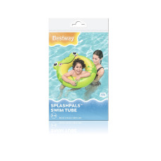 Круг для плавания SplashPals 79 x 85 см, BESTWAY, 36351, Винил, 3-6, Оригинальной формы, В ассортименте - Панда/Лягушка, Пакет