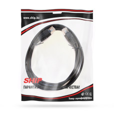 Патч Корд, SHIP, S4025BK0200-P, Cat.5e, FTP, LSZH, RJ-45, 2 м, Чёрный, Экранированный, Пол. пакет