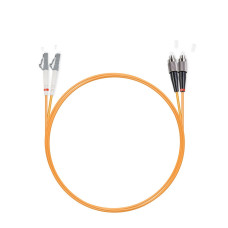 Патч корд оптоволоконный,, FC/UPC-LC/UPC MM OM2 50/125 Duplex 3.0мм 1 м, LSZH