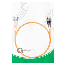 Патч корд оптоволоконный,, FC/UPC-LC/UPC MM OM2 50/125 Duplex 3.0мм 1 м, LSZH