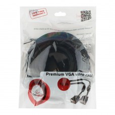 Кабель SVGA 15m/15m, Cablexpert CC-PPVGA-10M-B, 10м 