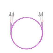 Патч корд оптоволоконный,, LC/UPC-LC/UPC MM OM3 50/125 Duplex 3.0мм 1 м, LSZH