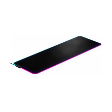 Коврик для компьютерной мыши, Steelseries, QCK Prism Cloth - QCK Prism Cloth - XL, 63826, Подсветка RGB, 900x300x4 мм, Резиновая основа, Тканевая поверхность, Склеивание, Гладкая поверхность, Чёрный