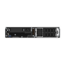 Источник бесперебойного питания, APC, Smart-UPS SRT3000RMXLI, Онлайн, Мощность 3000ВА/2700Вт, Стоечный 2U, 230В, Вых: 8x C13+2x C19 IEC, APCRBC152, Чёрный