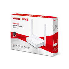 Маршрутизатор, Mercusys, MW301R, N300, 300 мбит/с, 2 порта LAN 10/100 Мбит/с, 1 порт WAN 10/100 Мбит/с