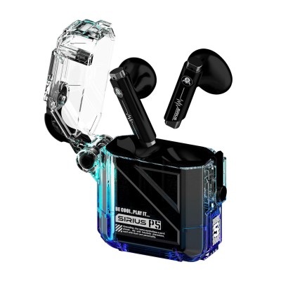 Беспроводные наушники Gravastar Sirius P5, Голубой Bluetooth headphone BT5.2, Defense Crystal series, Crystal blue Беспроводные наушники Gravastar Sirius P5, Голубой Bluetooth headphone BT5.2, Defense Crystal series, Crystal blue
