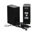 Колонки, Microlab, B56(USB), 2.0, 3Вт (1,5Вт*2), USB (питание), Проводной пульт ДУ, Дерево (МДФ). Чёрный