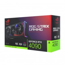 Видеокарта ASUS ROG STRIX RTX 4090 GAMING OC [ROG-STRIX-RTX4090-O24G-GAMING], 24 GB 