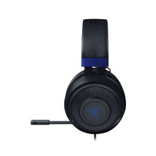 Гарнитура, Razer, Kraken for Console, RZ04-02830500-R3M1, Игровая гарнитура, Микрофон поворотный гибкий, Динамики 50 мм, Диапазон частот: 12 Гц - 28 кГц , Чувствительность при 1 кГц: 109±3 дБ, 7.1 Surround Sound, 3,5 мм (mini jack), Черно-синий