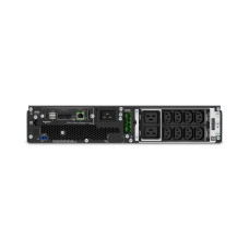 Источник бесперебойного питания, APC, Smart-UPS SRT2200RMXLI-NC, Онлайн, Мощность 2200ВА/1980Вт, Стоечный 2U, 230В, Вых: 8x C13+2x C19 IEC, APCRBC141, сетевая карта,Чёрный