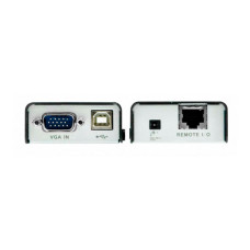 КВМ-удлинитель, ATEN, CE100-AT-G, USB, VGA, Cat 5, Mini KVM Extender, W/EU ADP