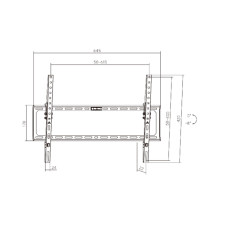 Кронштейн XG WA-3786T для ТВ и мониторов 37"-86" Кронштейн XG WA-3786T для ТВ и мониторов 37"-86"