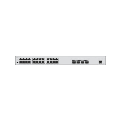 Коммутатор, Huawei, S310-24P4S, Управляемый L2+, 24 порта 10/100/1000M RJ-45, 4 порта SFP, (PoE+: 400 W), стоечный