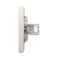 Розетка компьютерная, SE, EPH4700123, Asfora RJ45 кат. 6 в сборе кремовый Розетка компьютерная, SE, EPH4700123, Asfora RJ45 кат. 6 в сборе кремовый
