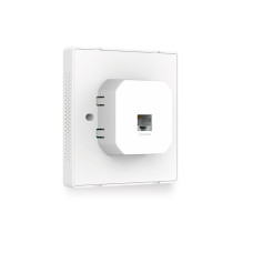 Wi-Fi точка доступа, TP-Link, EAP115-Wall, Настенная, 802.11n/g/b, N300, 2 порта Ethernet 10/100 Мбит/с, PoE (IEEE 802.3af), 2 встроенные всенаправленные антенны