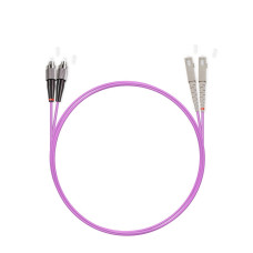 Патч корд оптоволоконный,, SC/UPC-FC/UPC MM OM3 50/125 Duplex 3.0мм 1 м, LSZH