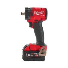 Гайковерт, Milwaukee, M18 FIW2F12-502X FUEL(4933478444), 18 В, Li-Ion 5 Ач, бесщеточный гайковерт. 339 Нм. ?? квадрат. 2 x M18 B5 аккумуляторные наборы. M12-18 FC зарядное устройство. динакейс