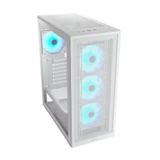 Компьютерный корпус, Cougar, MX220 RGB (White), ATX/Micro ATX/Mini ITX, USB 1*Type C/2*3.0, 4 Pole Headset Audio Jack, RGB Button, Кулер 4*12см ARGB, Высота процессорного кулера до 160 мм, Длина VGA до 340мм, 2*3.5"/2+2*2.5", Толщина 0,6мм, 485x Компьютерный корпус, Cougar, MX220 RGB (White), ATX/Micro ATX/Mini ITX, USB 1*Type C/2*3.0, 4 Pole Headset Audio Jack, RGB Button, Кулер 4*12см ARGB, Высота процессорного кулера до 160 мм, Длина VGA до 340мм, 2*3.5"/2+2*2.5", Толщина 0,6мм, 485x