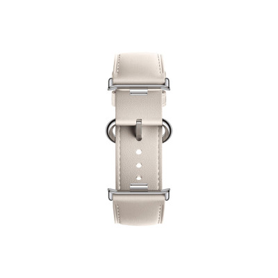 Кожаный сменный браслет, Xiaomi, Leather Quick Release Strap, M2307AS1/BHR8015GL, Совместим с band 8 Pro/9 ProRedmi Watch 4/5, Белый