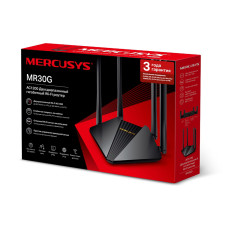 Маршрутизатор, Mercusys, MR30G, 802.11a/b/g/n/ac, AC1200, 1 гигабитный порт WAN, 2 гигабитных порта LAN