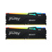 Комплект модулей памяти, Kingston, FURY Beast RGB KF560C36BBEAK2-64 (Kit 2x32GB), DDR5, 64GB, CL36, DIMM <PC5-48000/6000MHz>