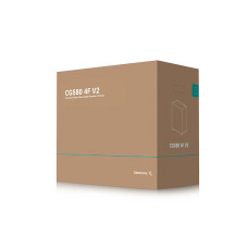 Компьютерный корпус, Deepcool, CG580 4F V2 R-CG580-BKADA4-G-2, ATX/Micro ATX/Mini-ITX, USB 3.1*1/3.0*2, HD-Audio, 4*120мм ARGB, Высота процессорного кулера до 176мм, Длина VGA до 410мм (до 262 мм с радиатором), 2*3.5"/2*2.5", Сталь 0,6, 437х235х
