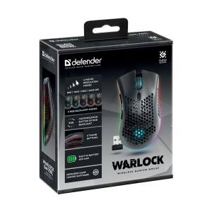 Мышь Defender Warlock GM-709L, USB, (52709) 