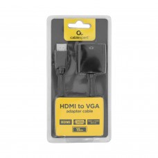 Конвертер HDMI m -> D-Sub (VGA) f, Cablexpert A-HDMI-VGA-04 