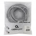 Патч-корд Cablexpert PP6U-10M, серый Cable Patch cord UTP 6e-Cat 10 m
