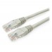 Патч-корд Cablexpert PP10-1M, серый Cable Patch cord UTP 5e-Cat 1 m