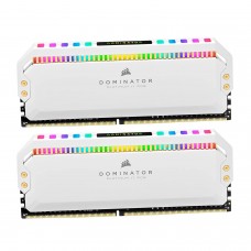 Оперативная память Corsair Dominator Platinum RGB, CMT16GX4M2E3200C16W (for AMD Ryzen & Intel), DDR4, 16 GB,white 