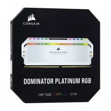 Оперативная память Corsair Dominator Platinum RGB, CMT16GX4M2E3200C16W (for AMD Ryzen & Intel), DDR4, 16 GB,white 