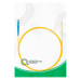 Пигтейл Оптический,, SC/UPC SM 9/125 0.9 мм 1.5 м, Жёлтый, LSZH, Пол. Пакет