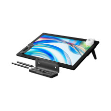 Графический планшет/монитор, Huion, Kamvas Pro 24 GEN3 4K GT2402, 23.8, Разрешение 3840х2160, Яркость 220cd/m2, Матрица IPS, 5080 lpi, Чувствительность к нажатию 16384, Интерфейс HDMI/DP/GA, Рабочая область 525.9295.8 мм., Чёрный