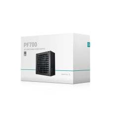 Блок питания, Deepcool, PF700 R-PF700D-HA0B-WDEU, 700W, ATX, White, APFC, 20+4 pin, 2*4+4pin, 6*Sata, 2*Molex, 4*PCI-E 6+2 pin, Вентилятор 12см, Кабель питания, Чёрный
