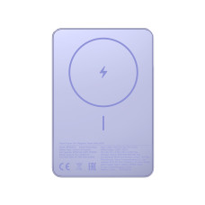 Портативный внешний аккумулятор Xiaomi Super Slim Magnetic Power Bank 5000 Purple Портативный внешний аккумулятор Xiaomi Super Slim Magnetic Power Bank 5000 Purple