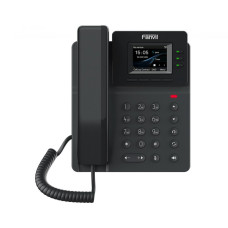 IP-телефон, Fanvil, V60G, 4 линии SIP, 2xGE PoE, цветной экран 320x240, конференц-связь на 6 участников, 6 клавиш DSS, блок питания в комплекте
