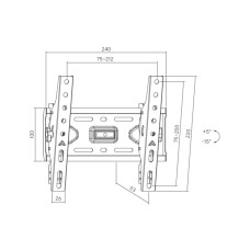 Кронштейн XG WB-1343T для ТВ и мониторов 13"-43" Кронштейн XG WB-1343T для ТВ и мониторов 13"-43"
