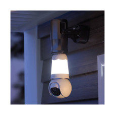 Wi-Fi видеокамера, Imou, Bulb Cam 5MP, Лампа-камера, Цоколь Е27, CMOS-матрица 1/2.8", Механический ИК-фильтр, ИК-подсветка - до 30 м, Функция день/ночь, Объектив: 2,8 мм, Скор. записи: до 25/30 к/c, DC 12V 1A