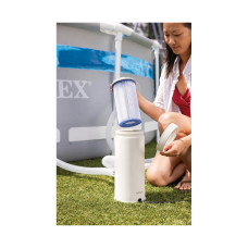 Фильтрующий насос Krystal Clear для бассейнов, INTEX, 26638NP, Пластик, 3785 л/час., Серый, Цветная коробка