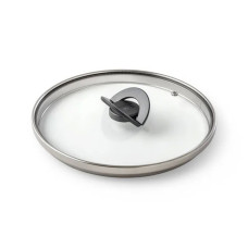 Крышка, Tefal, Butterfly 4199724, 24см, Жаропрочное стекло, 24 см, Нержавеющая сталь