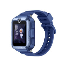 Смарт часы, Huawei, Kid Watch 4 Pro ASN-AL10, Дисплей 1.41" цветной AMOLED-экран, Разрешение 320 x 360, Водонепроницаемые (5 АТМ), Вес 57,5 гр, (Blue) Голубой