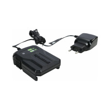 Зарядное устройство, Greenworks, G40UCM2M(2946507RU), 40V, 2.0 А., Вход 220 - 240 В, 50-60 Гц, Выход 40 В, 2.0 А, Масса без упаковки 0,32 кг, Время заряда , - АКБ 2.0 Ач 60 мин , - АКБ 4 Ач 120 мин , - АКБ 5 Ач 150 мин , - АКБ 8 Ач 240 мин.,Черный/зелёный