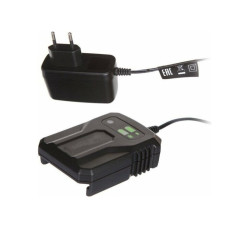 Зарядное устройство, Greenworks, G40UCM2M(2946507RU), 40V, 2.0 А., Вход 220 - 240 В, 50-60 Гц, Выход 40 В, 2.0 А, Масса без упаковки 0,32 кг, Время заряда , - АКБ 2.0 Ач 60 мин , - АКБ 4 Ач 120 мин , - АКБ 5 Ач 150 мин , - АКБ 8 Ач 240 мин.,Черный/зелёный