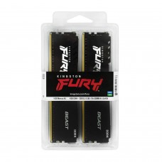 Оперативная память Kingston Fury Beast, KF432C16BBK2/16, DDR4, 16 GB 