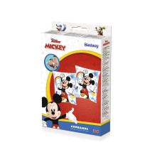 Нарукавники для плавания Armbands 23 х 15 см, BESTWAY, 91002, Винил, 3+, Mickey Mouse, Двухкамерные, Белые, Цветная коробка
